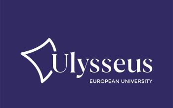 Ulysseus-logo värillisellä taustalla