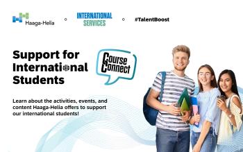Course Connect: Support for International Students. Haaga-Helia offers a number of events, meetings and activities to support our international degree students